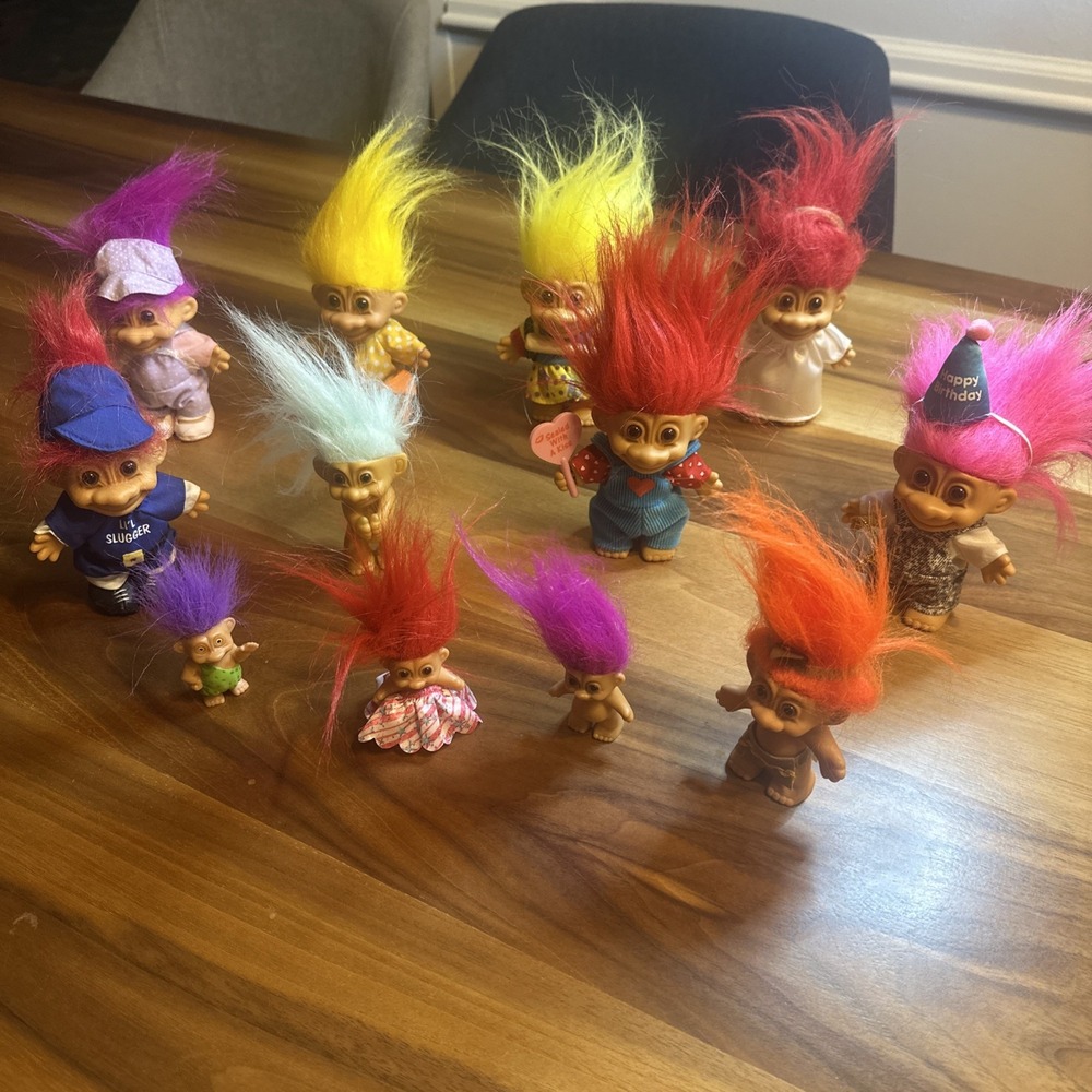 Vintage Russ Troll Doll Lot 1990s Variety Collection